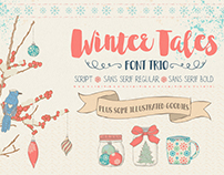 Winter Tales Font Trio + extras