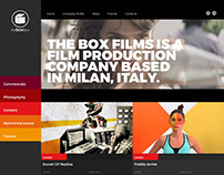 The Box Films site design
