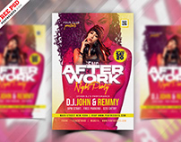 Club DJ Event Promotional Flyer Template PSD