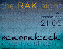 The RAK night _ poster design
