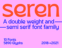 SK Seren Typeface