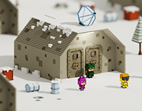 Build Heroes:Idle Family Adventure Voxel Game