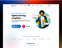 Elearning Landing Page UI Template
