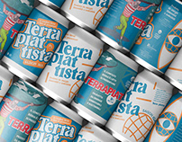 TERRAPIATTISTA - Craft Beer Can Label Design