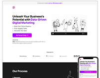 Carrd Template for a Digital Marketing Agency