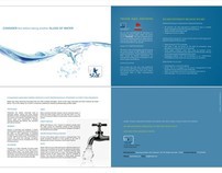 Brochure design for a water company