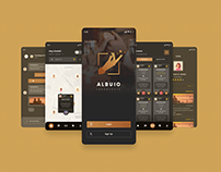 Albuio Social App UI/UX Design