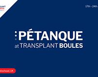 Pétanque the World Transplant Games 2019