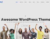 Beyond All In One WordPress Theme - Home Page