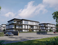 CGI: Residential building in Falkensee, Germany