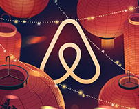 China airbnb new year's red envelopes design