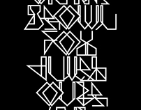 Mazed - typeface