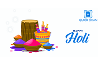 QUICKSCAN WISHES YOU HAPPY HOLI 2022