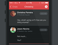 iOS7 Chat Concept App
