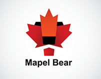 Maple bear. Canadian schools. Identity concept
