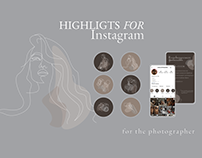 Highlights Instagram | Обложки для историй | Хайлайты