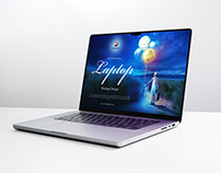 Free Branding Laptop Mockup