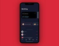 Banking app UI concept (2019)