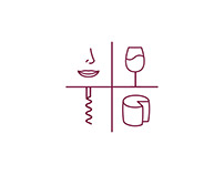 Identité visuelle - Un cantalou - bar à vins