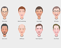 Avatar Series V2 - Most powerful people in Tech.