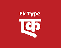 Ek Type is a collective of type designers from INDIA.