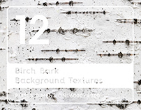 12 Birch Bark Background Textures