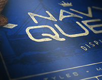 Navy Queen Display Font 2016