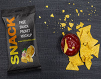 Collect This Beautiful Free Snack Packaging Mockup
