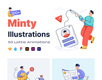 100+ Minty Illustrations