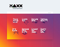 MAXX entertainment website redesign