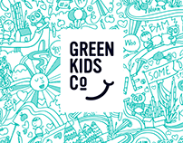 Green Kids Co. branding and packaging
