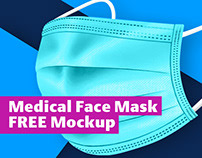 FREE Medical Face Mask Mockup