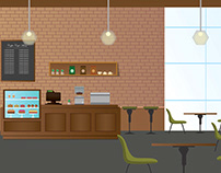 Coffee cafe Illustration