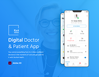 Digital Doctor & Patient App - UX/UI Design Case Study