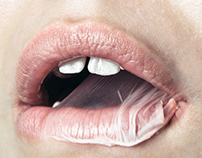 Pink Lips by Nastia Cloutier-Ignatiev