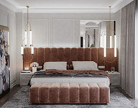 Luxury Bedroom with Wardrobe and Bath