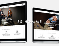 SS HOMME - Responsive Web & Blog design
