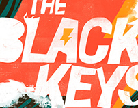 The Black Keys "Hangout Music Festival" Poster
