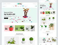 Plant Shopify Online Store Design ecommerce Website