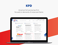 KPD/Law firm/Web design/UI/UX
