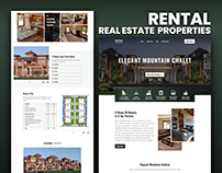 Real estate company Landing Page Design preview.