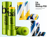 Download Lip Balm Mockup On Behance Yellowimages Mockups