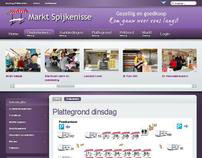 Website voor twee verenigingen marktondernemers.