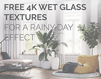 Rainy day mood - FREE 4k Textures for wet glass effect