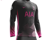 spurs black goalkeeper kit