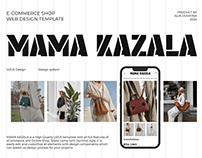 E-COMMERCE REDESIGN CONCEPT/ WEBSITE "MAMA KAZALA"