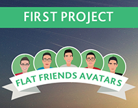 Flat Friends Avatars
