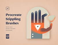 Procreate Stippling Brushes Kit