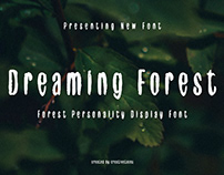 Dreaming Forest Display Font