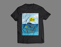Fishig T-Shirt Drawing Design